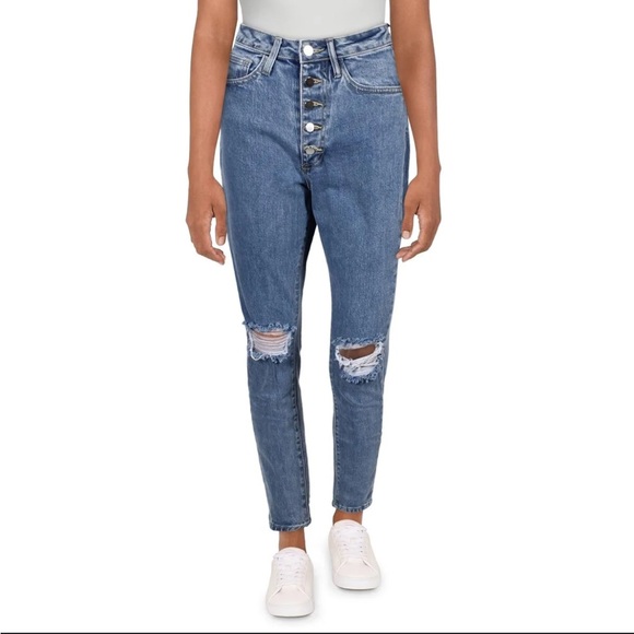 WeWoreWhat The Danielle High Rise Vintage Straight NEW - Picture 6 of 6